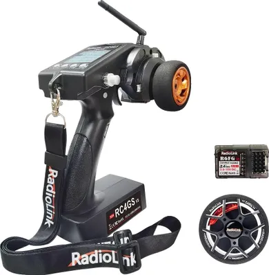 Obrázek produktu pro Vysílač dálkového ovládání, 5kanálové ovládání, technologie proti rušení, řídicí systém RC4GSV3
