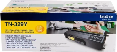 Zdjęcie produktu dla Brother TN-329YTWIN, 12000 stron(y), Żółty, 2 szt.