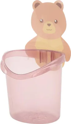Obrázek produktu pro Nástěnný držák zubních kartáčků Držák zubní pasty Home Storage RackPink