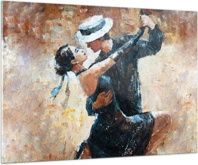 Produktbild von Bilder auf glas - tanzen sie - 100x70cm - Glasbilder - Wandbilder - Bilder - Kunstdruck - zum Aufhängen bereit - Wanddekoration aus Glas - Glas Bilder - Wandbild auf Glas - Einteilig - GAA100x70-3773