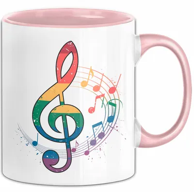Produktbild von Musikliebhaber Musiker Tasse Geschenk Lustige Geschenkidee Spruch (Rosa)