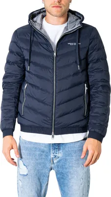 Produktbild von Armani Exchange Niebieska malowana kurtka - L