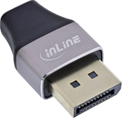 Immagine prodotto di Adattatore InLine® DisplayPort 1.4, DP maschio / Mini DP femmina, 8K UHD