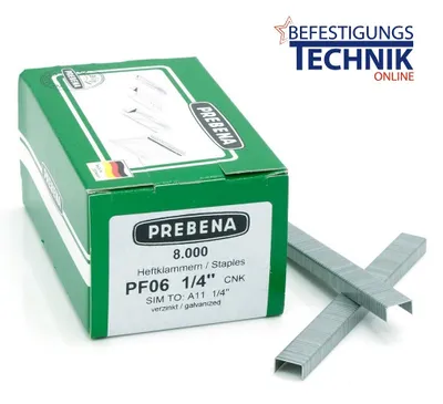 Immagine prodotto di Punti metallici PREBENA Punti metallici PF PF06 CNK 8000 pezzi