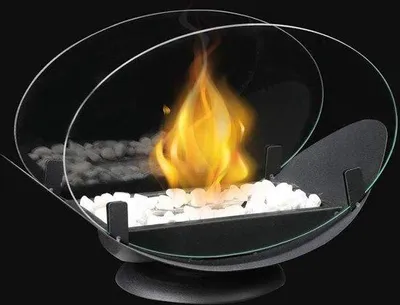 Produktbild von Ovale Bioethanol Feuerstelle 245cm Hoch für Patio und Events
