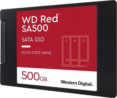 Produktbild von Red SA500 2,5" 500 GB Serial ATA III 3D NAND