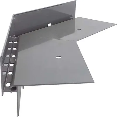 Produktbild von Renoplast Aluminium Traufprofil W35+ Belüftungsboden, Außenecke 135°, Grau