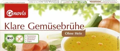 Produktbild von Cenovis Klare Gemüsebrühe Würfel ohne Hefe  132g