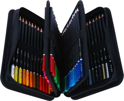 Obrázek produktu pro H & B 72 barev olejomalba tužka Stick Art Set Oil Based Softcore pro děti Děti Dospělí Umělec Kreslení Obrázek Zbarvení Skicování Kaligrafie Přenosný dárek