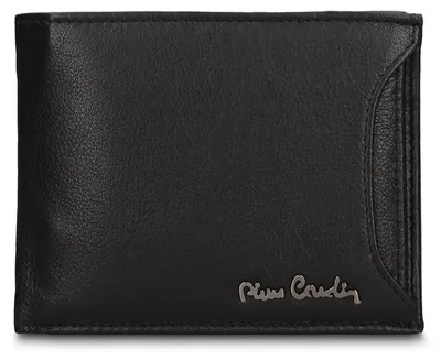 Zdjęcie produktu dla Portfel męski Pierre Cardin skóra naturalna czarny Novaris Elite Black B UNICA 12x9x2 cm 1820-159-NERO