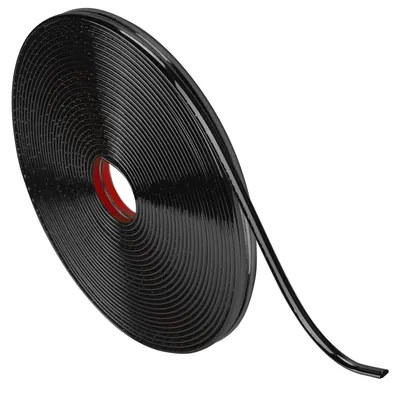 Produktbild von 20 m Flexible Dekorative Leiste - Selbstklebende Schwarze Leiste für Wanddekoration