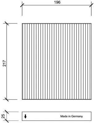 Produktbild von DIEDERICHS DCI0084 Innenraumfilter Pollenfilter für MAZDA 2 (DY) 6 Station Wagon (GY) 6 (GG) 6 Hatchback (GG)
