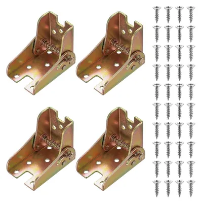 Obrázek produktu pro Omgoods - 4 kusy mosazných skládacích pantů pro nábytkové projekty