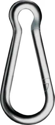 Produktbild von kleinsorge Karabinerhaken DIN 5299 Form C Länge 50 mm Drahtstärke 5 mm - 3000505V