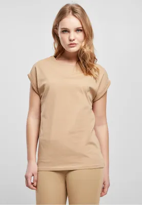 Produktbild von Urban Classics Kurzarm-T-Shirt für Frauen Bemi beige S