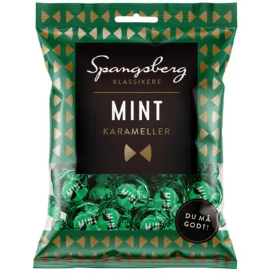 Produktbild von Spangsberg Mint Karameller 125g