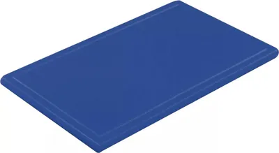 Image de Planche à découper avec rainure, sans pieds, hauteur : 30 mm, longueur : 600 mm, bleu