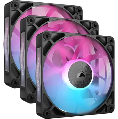Produktbild von Corsair iCUE LINK RX120 RGB Triple, Gehäuselüfter, (3er Pack, inkl.