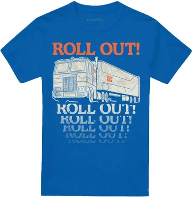 Immagine prodotto di Maglietta Transformers "Generations Optimus Roll Out" unisex, per uomo/donna, taglia M, colore blu reale (TV26486)