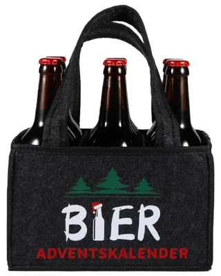 Productafbeelding van Bier Adventskalender met 6 Flaschenträgers voor Kerstmis