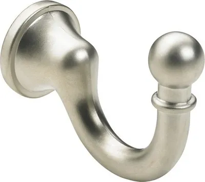 Produktbild von Garderobenhaken 1 Haken Zinkdruckguss vernickelt LxBxH 43/20/36 mm
