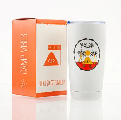 Obrázek produktu pro Termohrnek Poler z nerezové oceli, bílý 590 ml