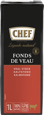 Produktbild von CHEF Signature Kalbsfond perfekt für Suppen und Saucen 1000ml
