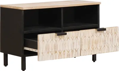 Produktbild von vidaXL TV-Schränk Weiße gewaschene Oberfläche 70 x 33 x 46 cm