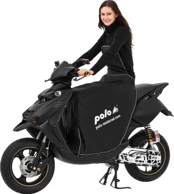 Produktbild von POLO Wetterschutz Schürze für Scooter: Wasserdicht, Reflektierend