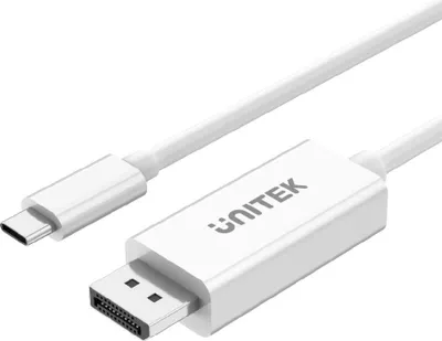 Zdjęcie produktu dla UNITEK V400A, 1,8 m, USB C, DisplayPort, Biały