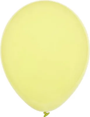 Image de Ballons de baudruche jaune pastel, 46 cm, 25 pcs.