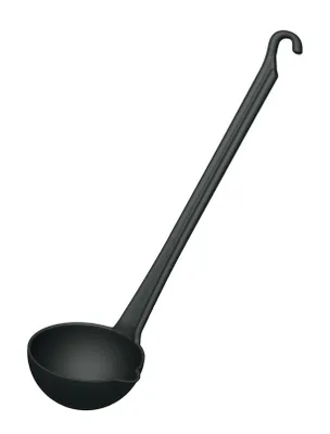 Produktbild von PA+plus Paderno Schöpflöffel 6,5 cm Polyamide schwarz 12970-06