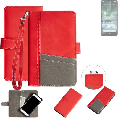 Produktbild von K-S-Trade Handy Schutzhülle für Nokia 7.2 Hülle Portemonnee Brieftasche Klapphülle Kartenfächer Flip Wallet Case Etui