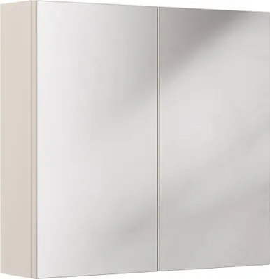 Produktbild von Badezimmer Spiegelschrank mit 80 cm Breite in Kaschmir, 2-türig - BIBIONE-56