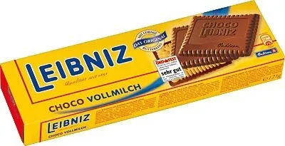 Produktbild von Leibniz Das Original Butterkeks mit knackiger Vollmilchschokolade 125g