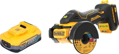 Produktbild von DeWalt DCS 438 N Akku Multimaterialschneider 18 V 76 mm Brushless + 1x Powerstack Akku 5,0 Ah - ohne Ladegerät