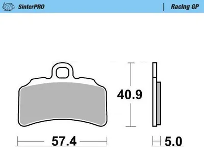 Produktbild von Bremsbeläge RACING GP