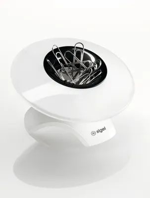 Produktbild von SIGEL SA101 Klammernspender Eyestyle, weiß
