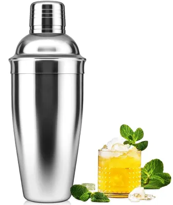 Produktbild von Cocktailshaker Martini-Shaker Cocktail-Mixer - 25 oz - Edelstahl 304 - Mit eingebautem Sieb - Mit 1-oz-Jigger