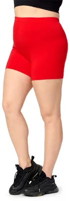 Produktbild von Merry Style Große Größen Damen Shorts Radlerhose Unterhose Hotpants Kurze Hose Boxershorts aus Viskose MS10-451 (Rot, 5XL)