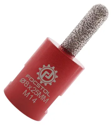 Obrázok produktu pre Diamantový frézovací kotúč 8 mm x 25 mm s závitom M14 určený pre uhlové brúsky