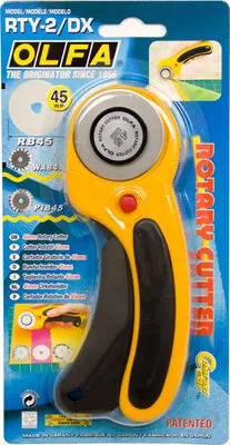 Produktbild von OLFA Rotierendes Messer RTY-2/DX 45mm mit Sicherheitsverriegelung