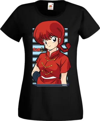 Immagine prodotto di Maglietta da donna Manga Anime Ranma Saotome, Lady S , Noir
