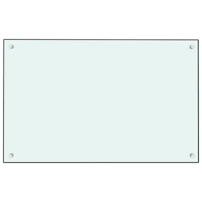 Produktbild von vidaXL Küchenrückwand Weiß 80x50 cm Hartglas