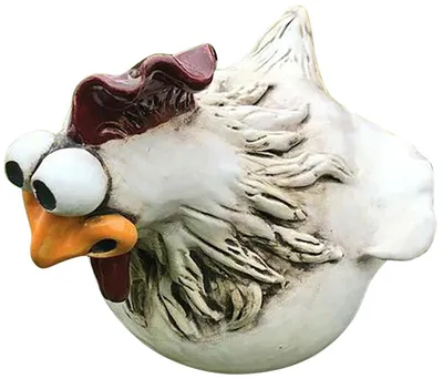 Imagen del producto de Figura decorativa para jardín – Adorno para jardín – Figura de gallo para jardín – 13 x 14 x 12,5 cm – Adorno para jardín para exteriores – Decorativa – Figura para jardín