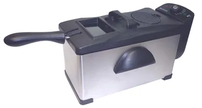 Friteuse 3 L Edelstahl abnehmbar mit Korb 2300 W