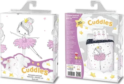 Obrázok produktu pre FARO Posteľná bielizeň Princess Ballerina Bavlna, 100/135, 40/60 cm
