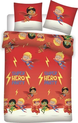 Zdjęcie produktu dla poszwa na kołdrę Hero boys 140 x 200 cm bawełna/tkanina
