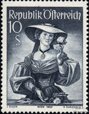 Produktbild von Briefmarken Österreich 1948 Mi 926b weiße Gummierung postfrisch Trachtenserie