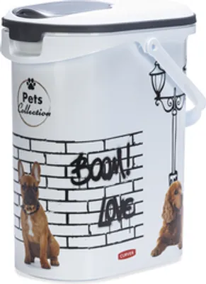 Produktbild von Curver Pets Collection - Futtercontainer Hund - Weiß - 10L- 4kg